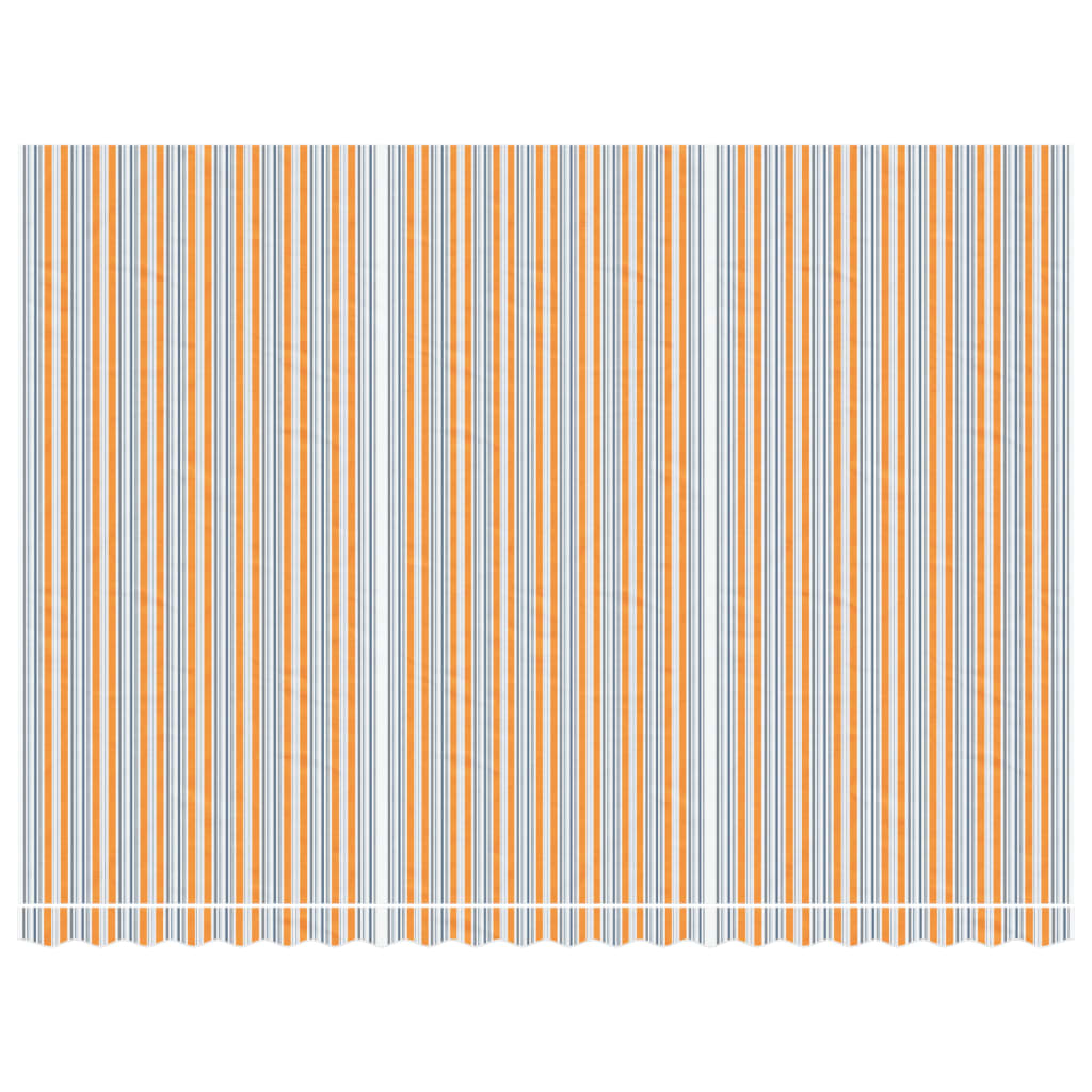 Vervangingsdoek voor luifel gestreept 5x3,5 m meerkleurig