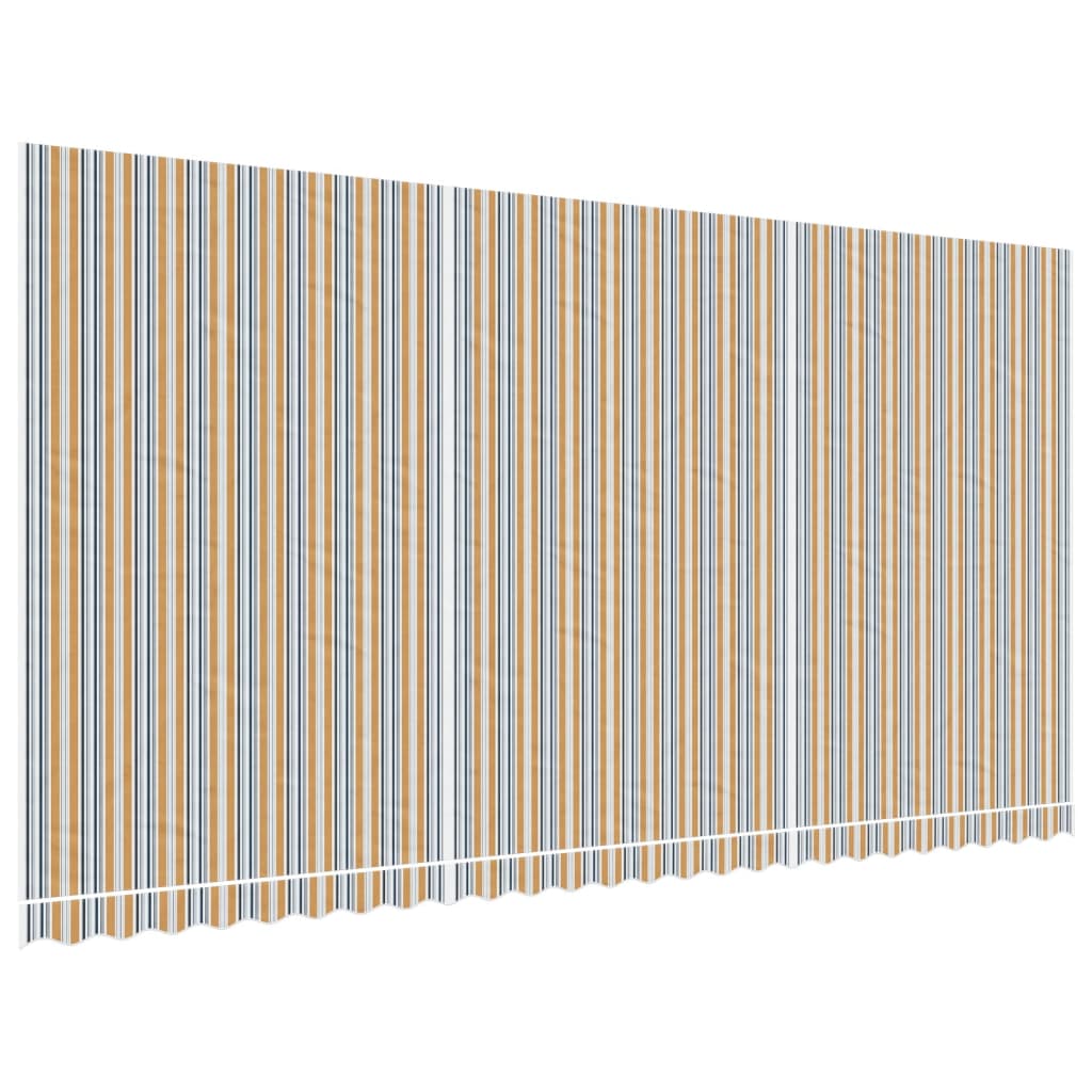 Vervangingsdoek voor luifel gestreept 6x3 m meerkleurig