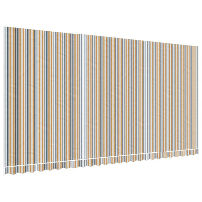 Vervangingsdoek voor luifel gestreept 6x3 m meerkleurig