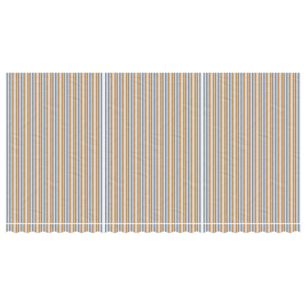 Vervangingsdoek voor luifel gestreept 6x3 m meerkleurig