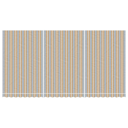 Vervangingsdoek voor luifel gestreept 6x3 m meerkleurig