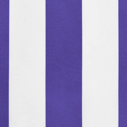 Vervangingsdoek voor luifelrok gestreept 4 m blauw en wit