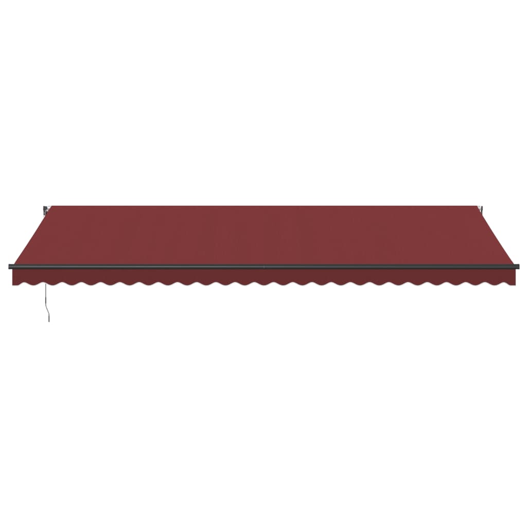 Luifel automatisch uittrekbaar 600x350 cm bordeauxrood