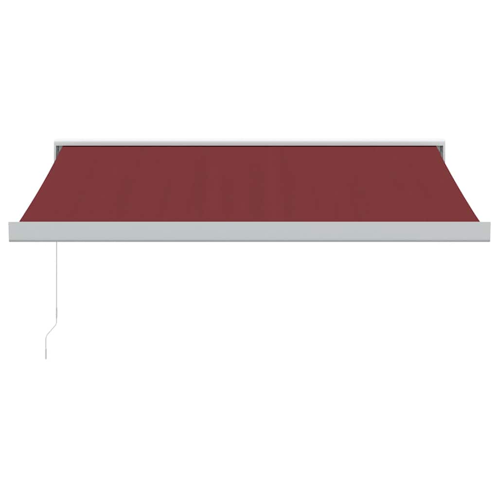 Luifel handmatig uittrekbaar 300x250 cm bordeauxrood