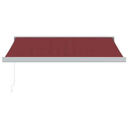 Luifel handmatig uittrekbaar 300x250 cm bordeauxrood