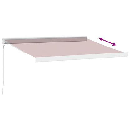Luifel handmatig uittrekbaar 300x250 cm bordeauxrood