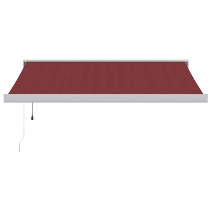 Luifel automatisch uittrekbaar 300x250 cm bordeauxrood