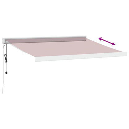 Luifel automatisch uittrekbaar 300x250 cm bordeauxrood