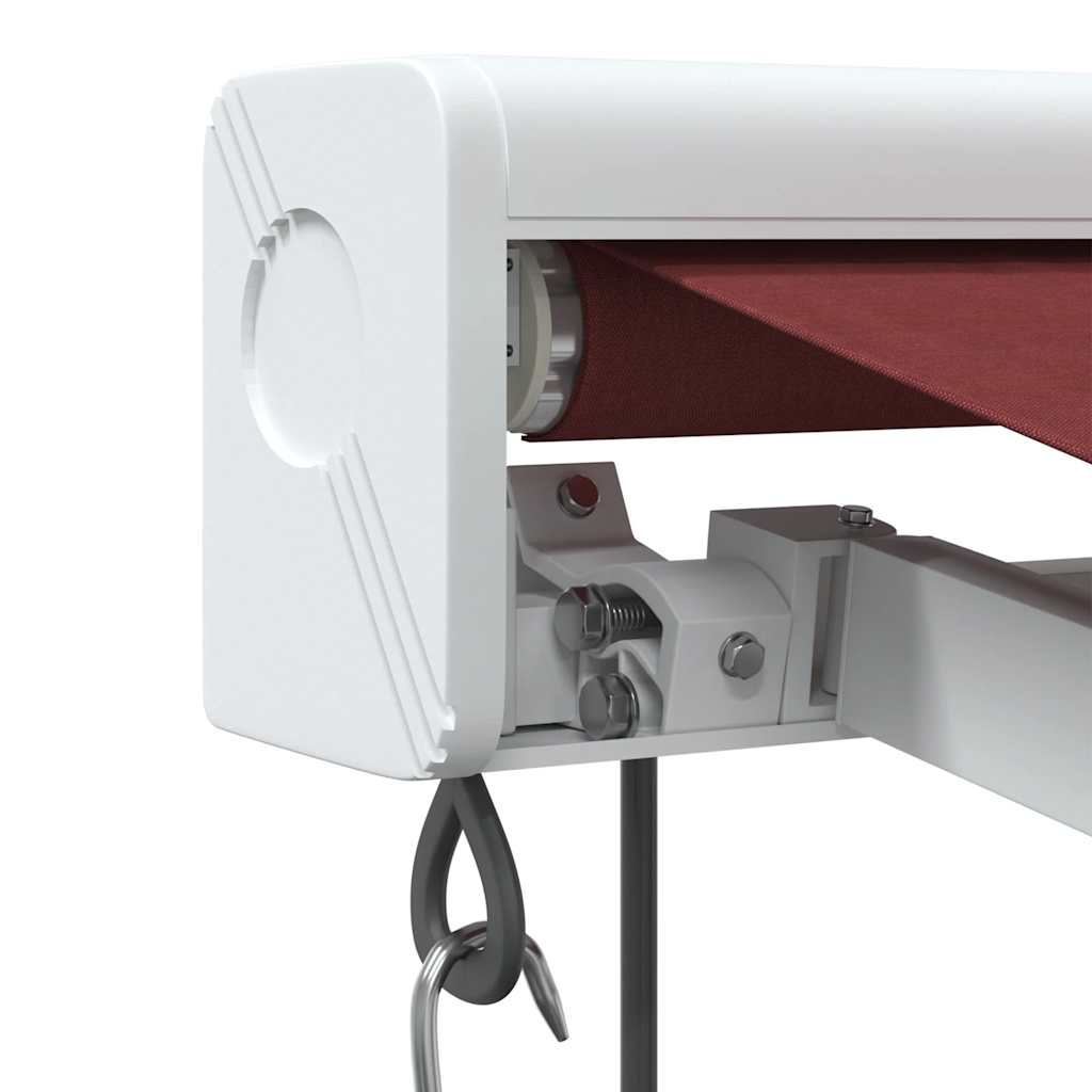 Luifel automatisch uittrekbaar 350x250 cm bordeauxrood