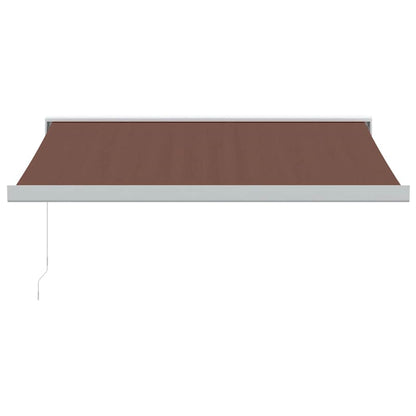 Luifel handmatig uittrekbaar 300x250 cm bruin