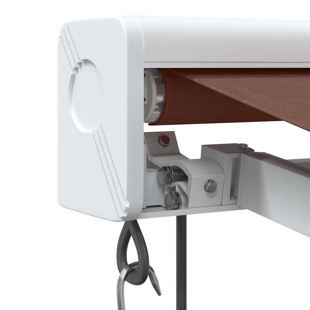 Luifel automatisch uittrekbaar 350x250 cm bruin