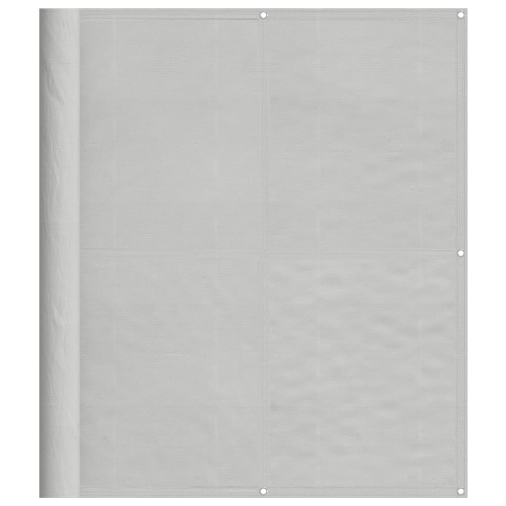 Balkonscherm 120x400 cm 100% oxford polyester lichtgrijs