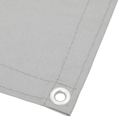 Balkonscherm 120x400 cm 100% oxford polyester lichtgrijs