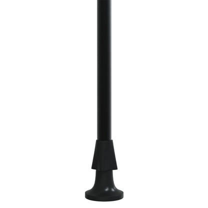 Luifel uittrekbaar 200x150 cm stof en staal antracietkleurig