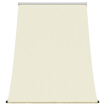 Luifel uittrekbaar 150x150 cm stof en staal crèmekleurig