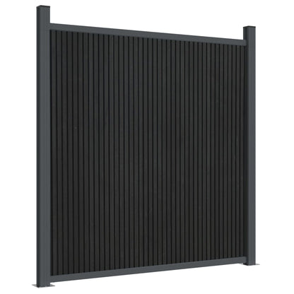 Schuttingpaneel 180x186 cm HKC grijs