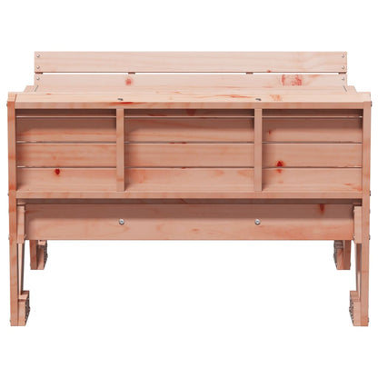 Picknicktafel voor kinderen 88x122x58 cm massief douglashout