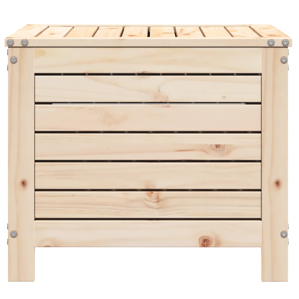 Tuinvoetenbank 62x63,5x53,5 cm massief grenenhout