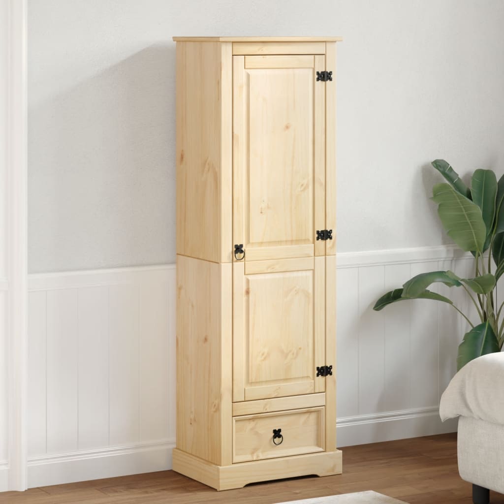 Kledingkast Corona 55x38x170 cm massief grenenhout