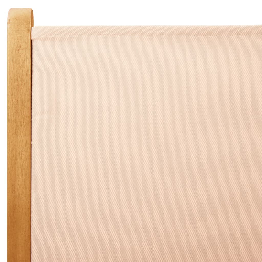 Tuinstoelen 2 st massief acaciahout en stof beige