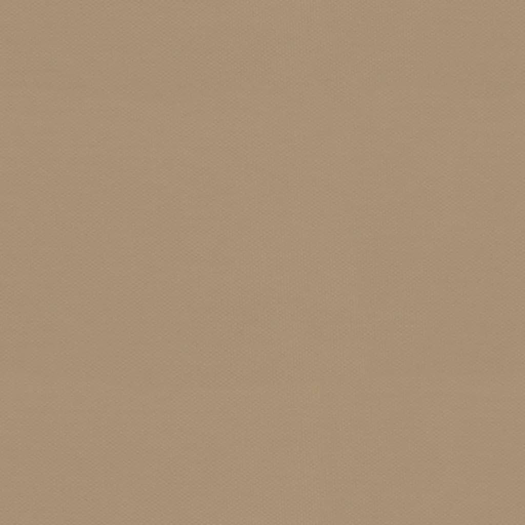 Prieel zijwanden van gaas en dubbel dak 2,93x2,93 m staal taupe