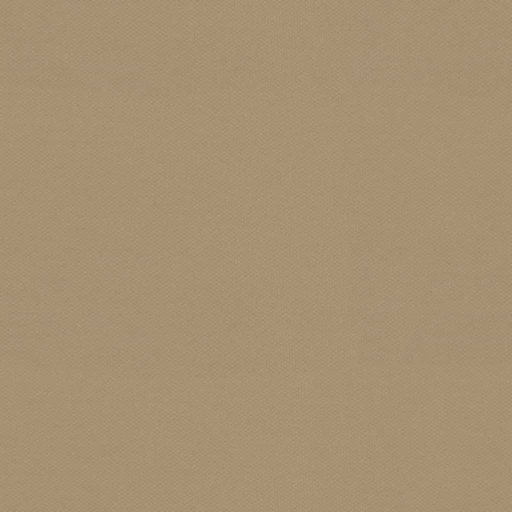 Prieel zijwanden van gaas en dubbel dak 3,93x2,93 m staal crème