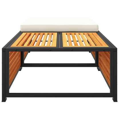 Tuintafel met kruk massief acaciahout