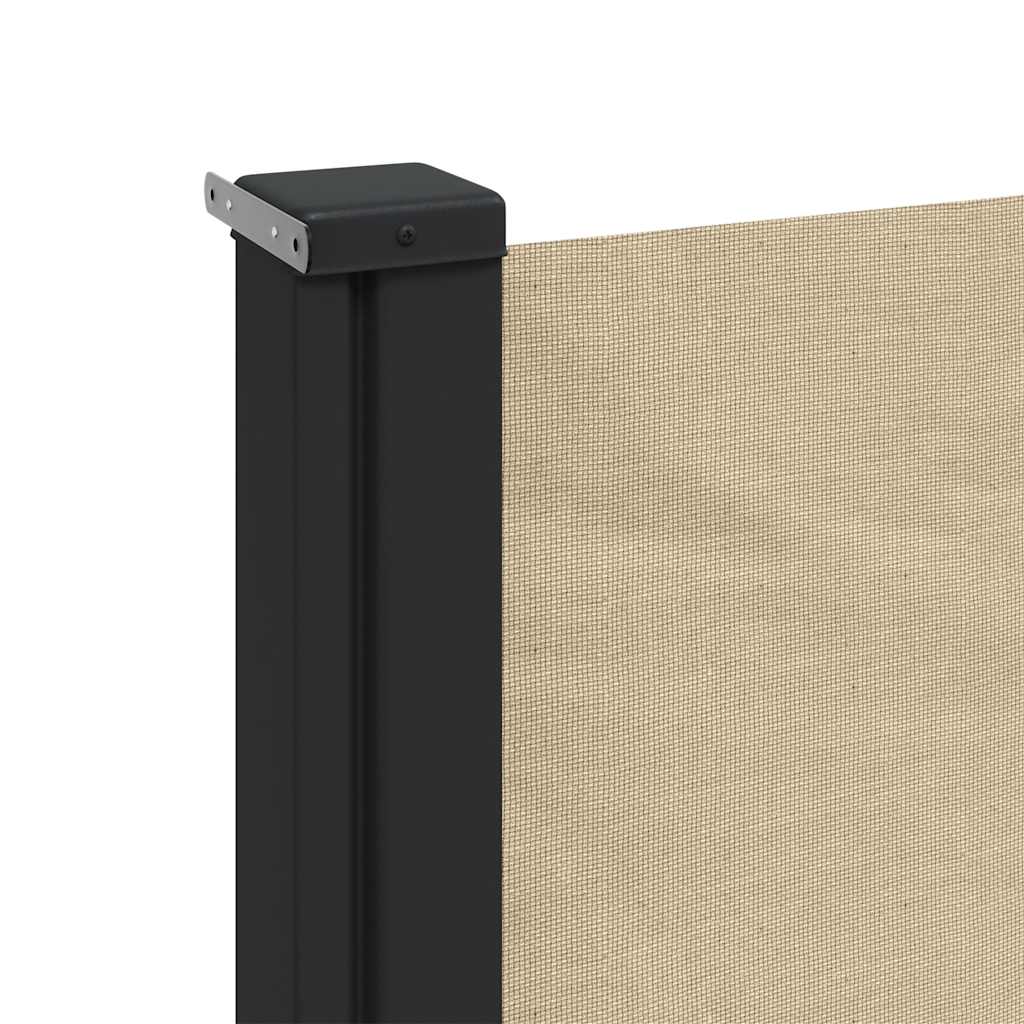 Windscherm uittrekbaar 160x500 cm beige