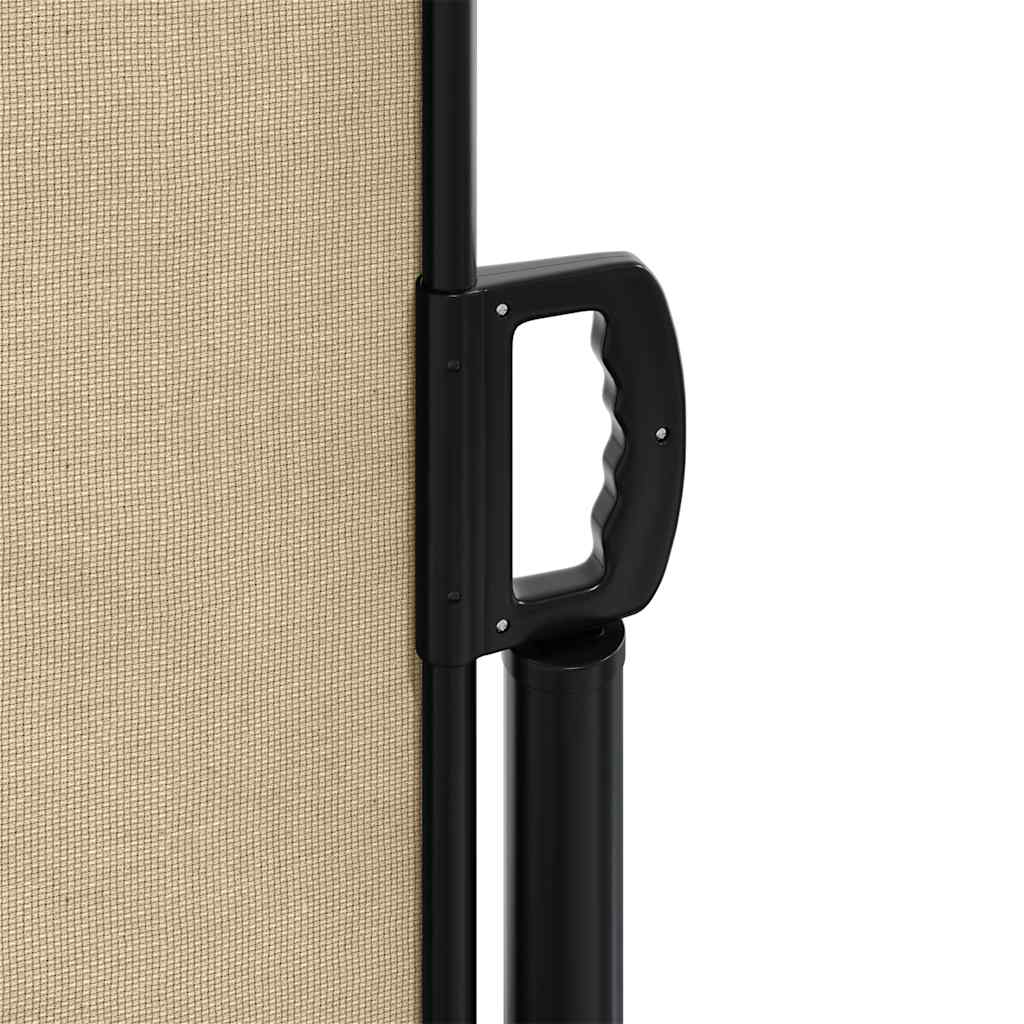 Windscherm uittrekbaar 160x500 cm beige