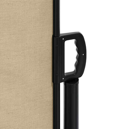 Windscherm uittrekbaar 160x500 cm beige