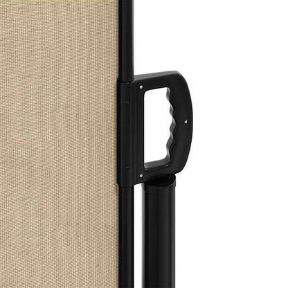 Windscherm uittrekbaar 180x600 cm beige