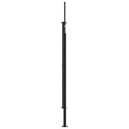 Windscherm uittrekbaar 200x600 cm wit