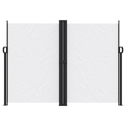Windscherm uittrekbaar 180x1000 cm wit