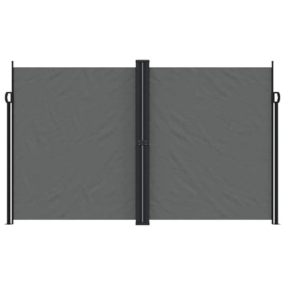 Windscherm uittrekbaar 200x1000 cm antracietkleurig