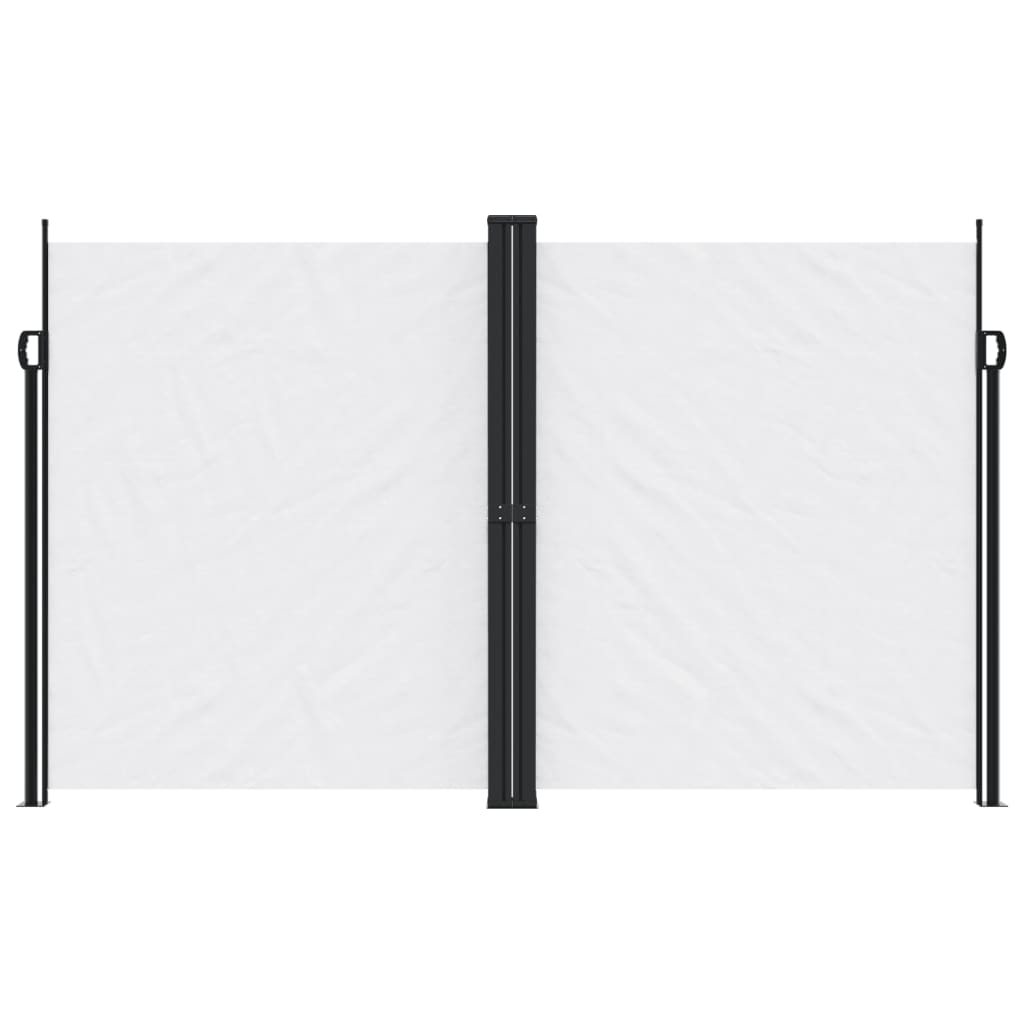 Windscherm uittrekbaar 200x1000 cm wit