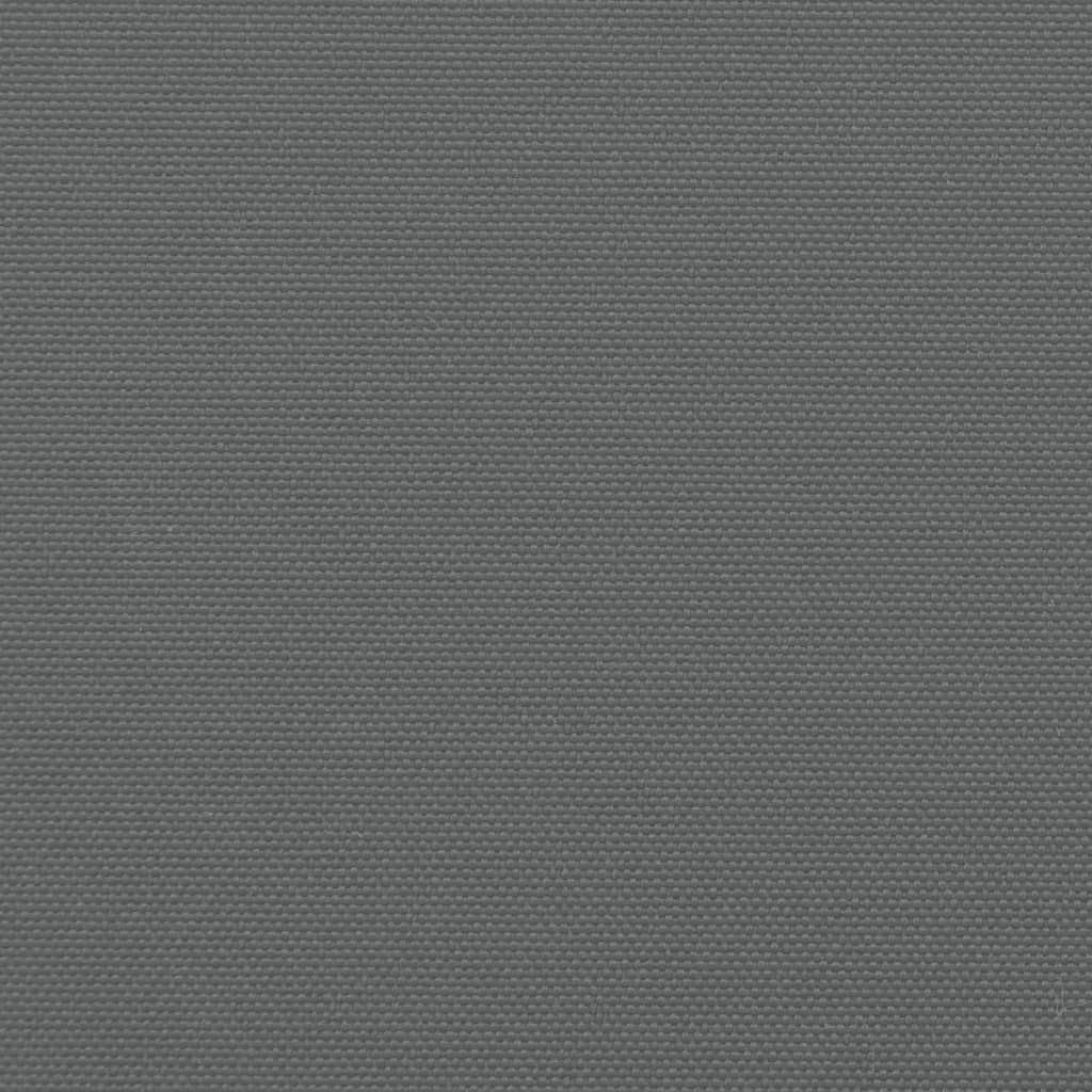 Windscherm uittrekbaar 140x1200 cm antracietkleurig