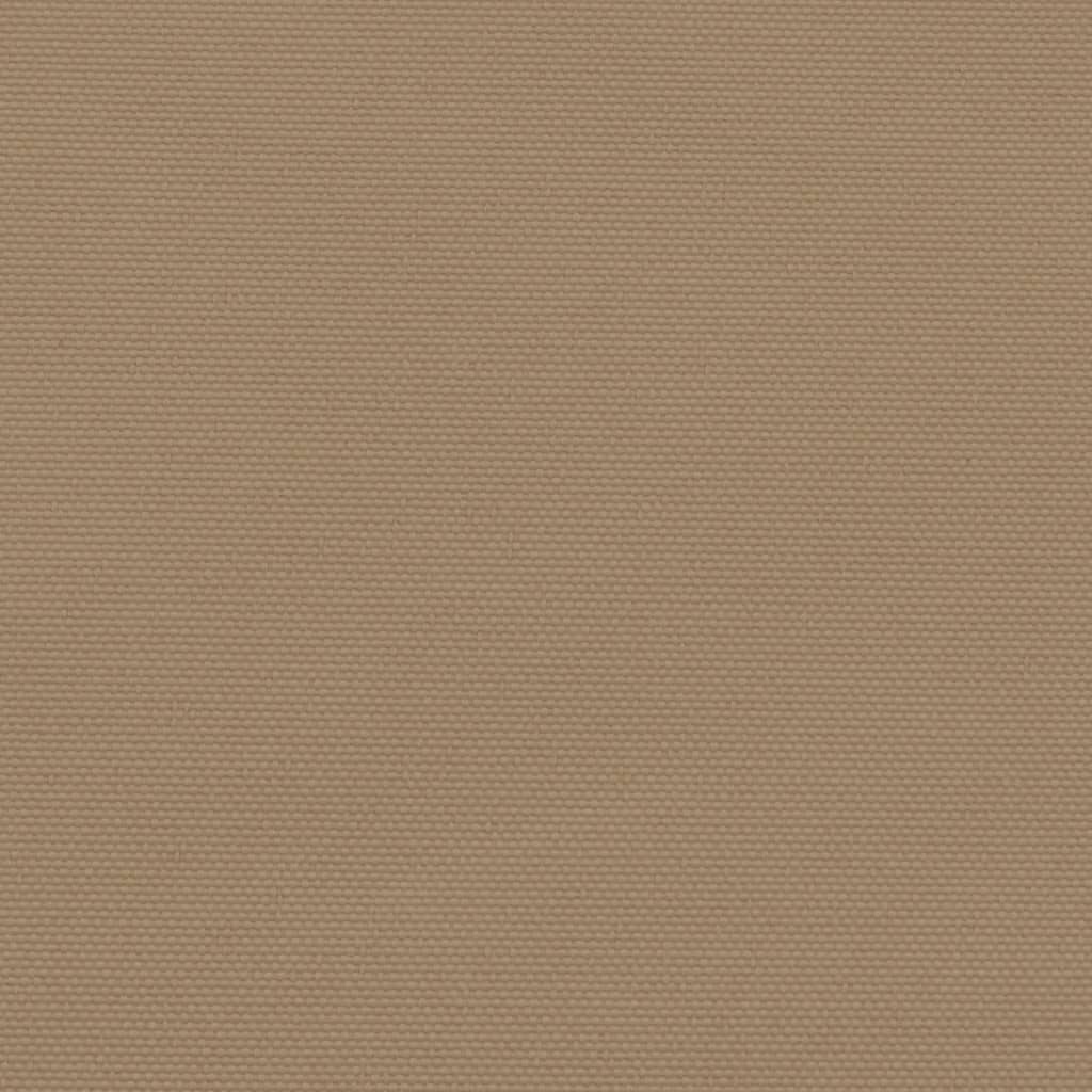 Windscherm uittrekbaar 180x1200 cm taupe