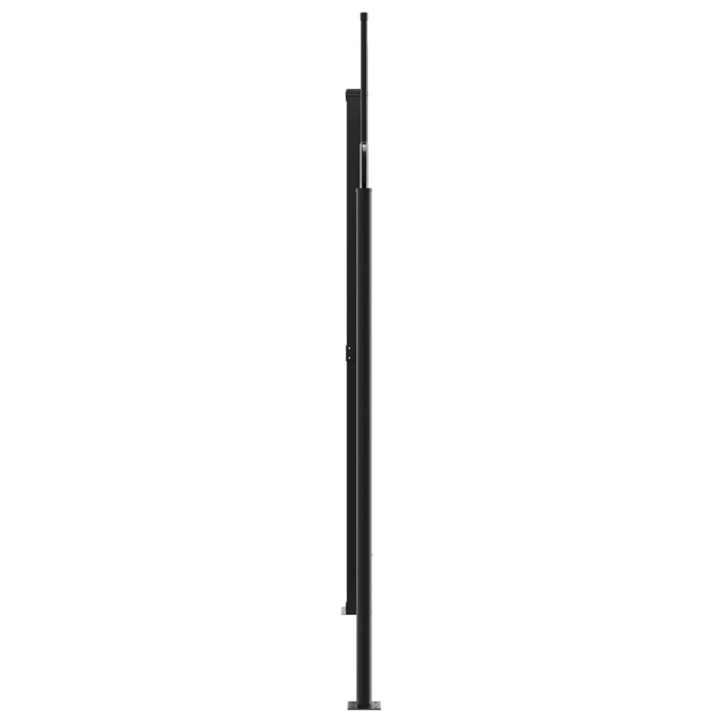 Tuinscherm uittrekbaar 200x1200 cm crèmekleurig