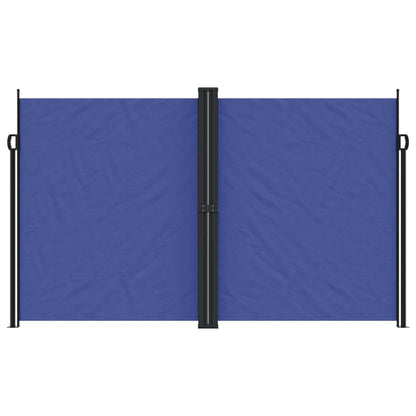 Tuinscherm uittrekbaar 200x1200 cm blauw