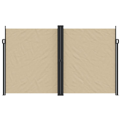 Windscherm uittrekbaar 200x1200 cm beige
