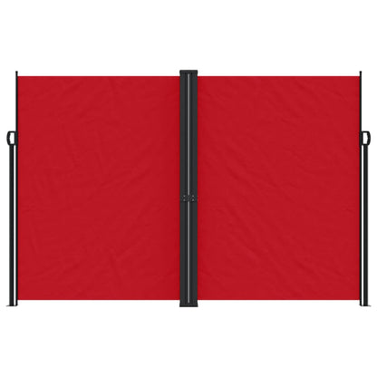 Tuinscherm uittrekbaar 220x1200 cm rood