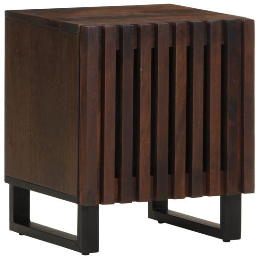 Nachtkastje 40x34x46 cm massief mangohout