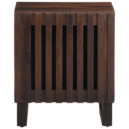 Nachtkastje 40x34x46 cm massief mangohout