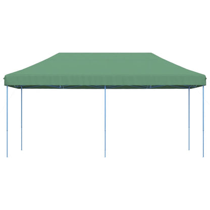 Partytent inklapbaar pop-up 580x292x315 cm bruin