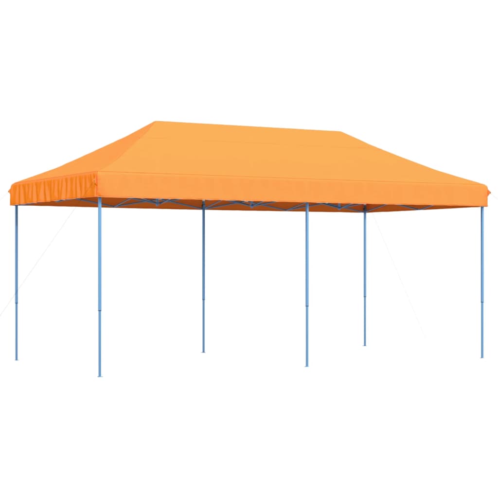 Partytent inklapbaar pop-up 580x292x315 cm oranje