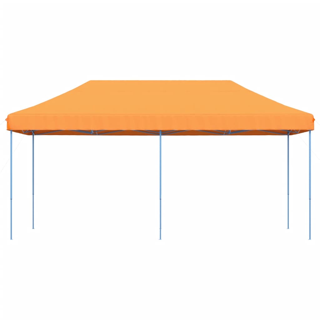 Partytent inklapbaar pop-up 580x292x315 cm oranje