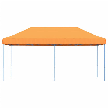 Partytent inklapbaar pop-up 580x292x315 cm oranje