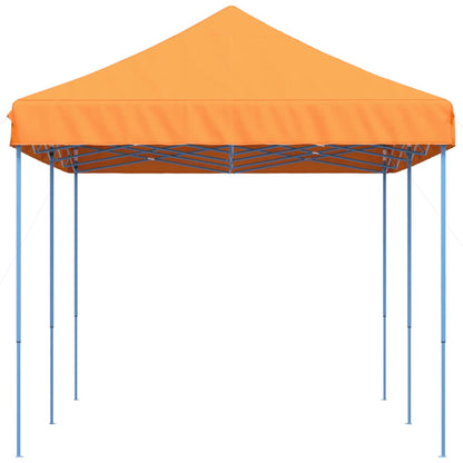 Partytent inklapbaar pop-up 580x292x315 cm oranje