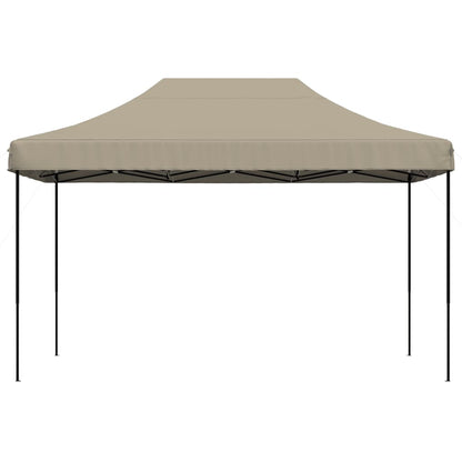 Partytent inklapbaar pop-up 440x292x315 cm taupe