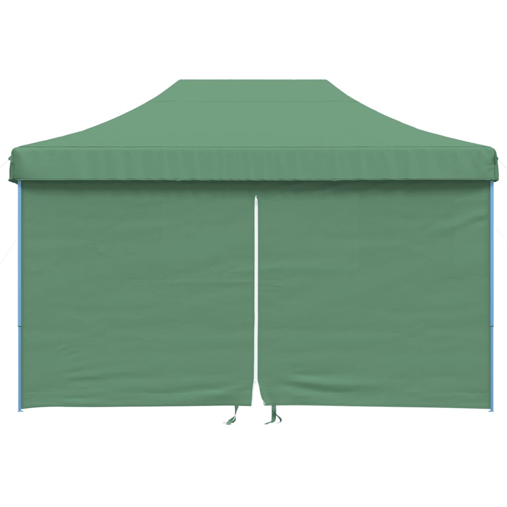 Partytent inklapbaar pop-up met 4 zijwanden groen